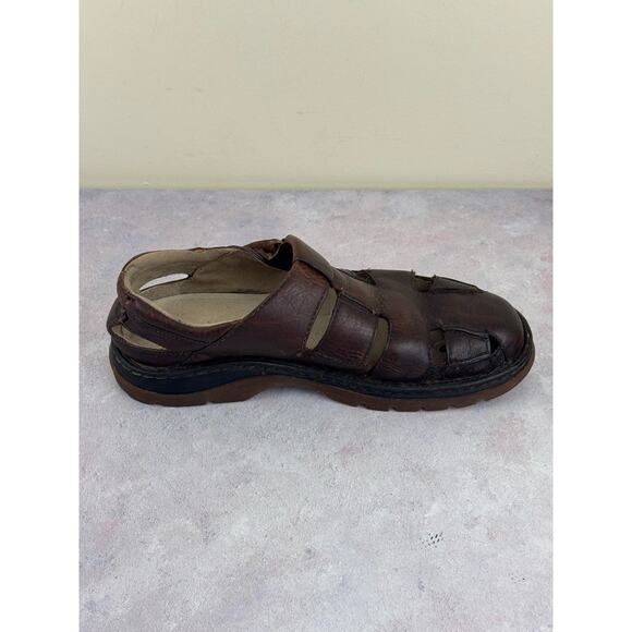 Vintage Dr. Martens Brown Fishermans Sandals EUR Sz 45 US Mens Sz 11 Read main image 9